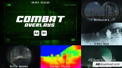 Combat Overlays Elements template preview