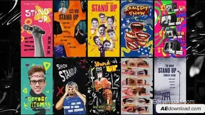 Comedy Stand Up Stories Pack Openers template preview