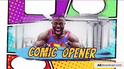 Comic Book Intro Openers template preview