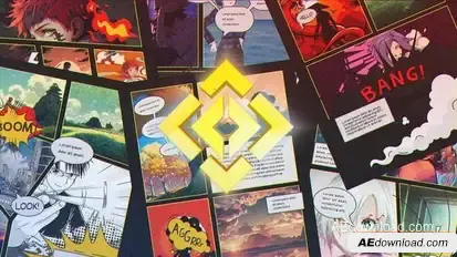 Comic Magazine Intro Openers template preview