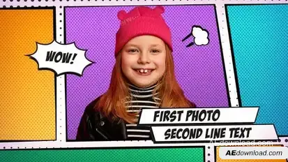 Comic Themed Kids And Teens Opener Openers template preview