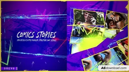 Comics Stories/ Superhero/ Cosplay/ DC/ Marvel/ Dynamic/ Arcane/ Tattoo/ Street/ Urban/ City/ Graffi Product Promo template preview