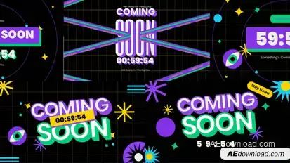 Coming Soon & Counting Down Elements template preview