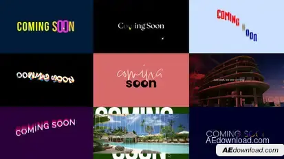Coming Soon Titles template preview
