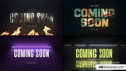 Coming Soon Titles Titles template preview