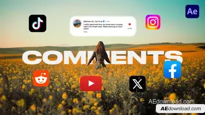 Comments Titles template preview