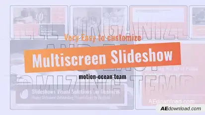 Commercial Multiscreen Slideshow Video Displays template preview