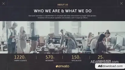 Company Business Promo Video Displays template preview