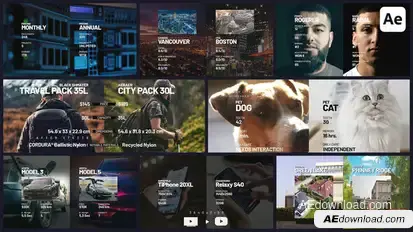 Comparisons 1 Video Displays template preview