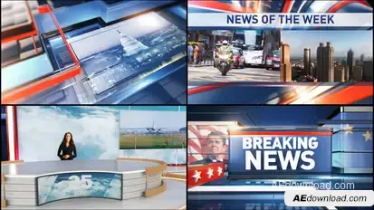 Complete News Package broadcast-packages template preview