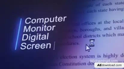 Computer Monitor Digital Screen Video Displays template preview
