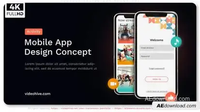 Concept Design App Promo V07 Product Promo template preview