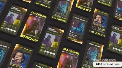 Concert Reels Openers template preview
