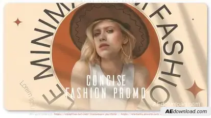 Concise Fashion Promo Openers template preview