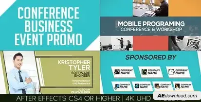 Conference Business Event Promo Openers template preview