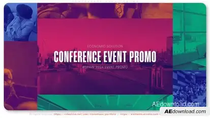 Conference Event Promo Openers template preview