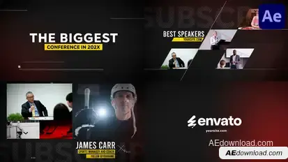 Conference Event Promotion for After Effects Openers template preview