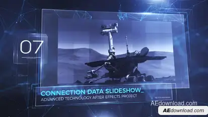 Connection Data Technology Video Displays template preview