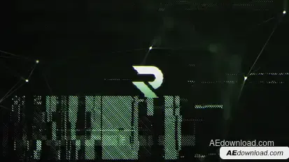 Connection | Glitchy Logo Reveal Logo Stings template preview