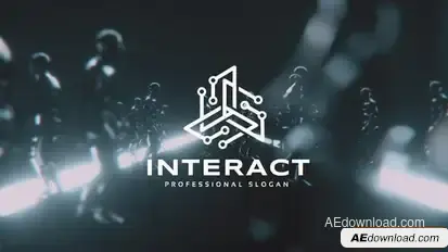 Connection Work Logo Stings template preview