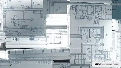 Construction and Electric Blueprints White Intro. 6 Ready Presets. Openers template preview