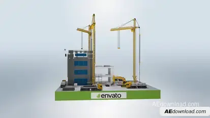Construction Building Clean Logo Logo Stings template preview