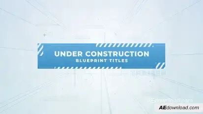 Construction Titles Trailer Titles template preview