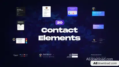 Contact Elements Elements template preview