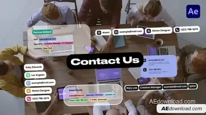 Contact Information Elements template preview