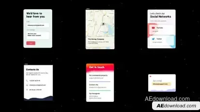 Contact Information Elements template preview