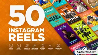 Content Creator Instagram Reels Product Promo template preview