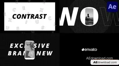 Videohive Contrast Slideshow for After Effects 47834850 Openers template preview
