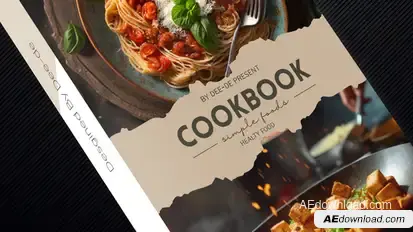 Cook Book Promo Kit Product Promo template preview