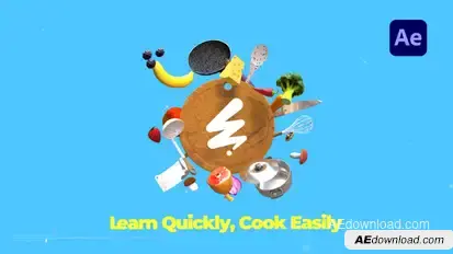 Cooking Show Logo Reveal Logo Stings template preview