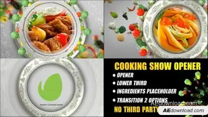 Cooking Show Opener / Food show intro Openers template preview