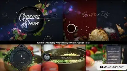Cooking TV Show Pack Openers template preview