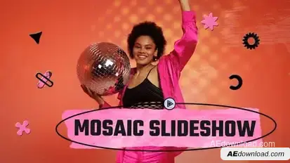 Cool Mosaic Slideshow Openers template preview