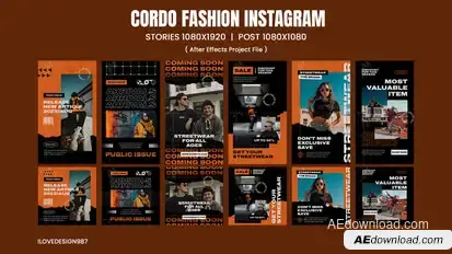Cordo Fashion Instagram Product Promo template preview