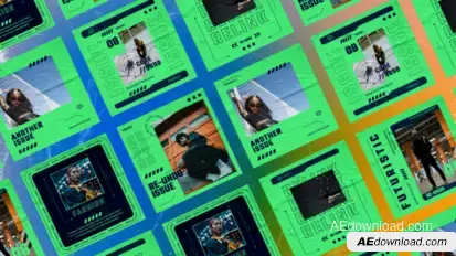 Core Fashion Brand Posts Product Promo template preview