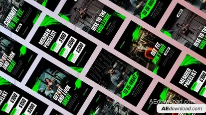 Corma Gymer Media Instagram Reel Product Promo template preview