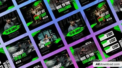 Corma Gymer Media Posts Product Promo template preview