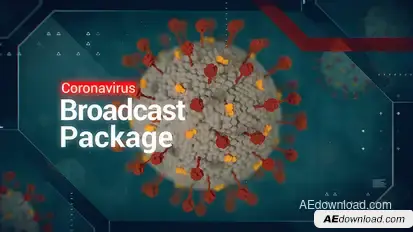 Coronavirus Broadcast Package | COVID-19 Pack broadcast-packages template preview