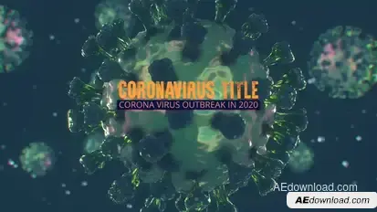 Coronavirus Title Titles template preview