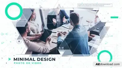 Corporate Slides Promo Video Displays template preview