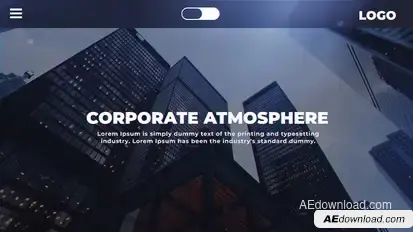 Corporate Ambient Openers template preview