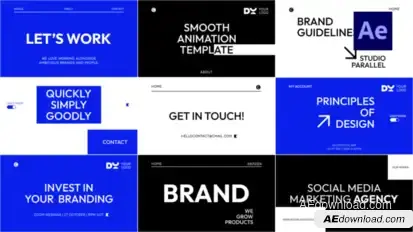 Corporate Big Titles /Ae Titles template preview