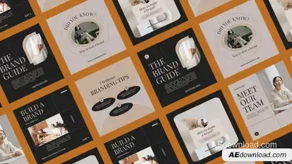 Corporate Business Instagram Posts Product Promo template preview
