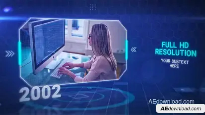 Corporate Business Template Video Displays template preview