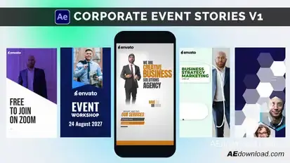 Corporate Event Stories - Promo - Part 1 Openers template preview