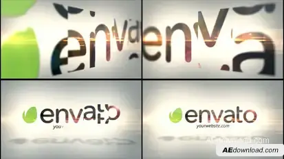 Corporate Flip Logo Reveal Logo Stings template preview